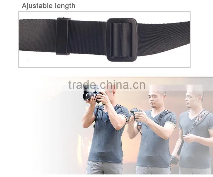 Safe & Fast Quick Rapid Camouflage Camera Single Sling Strap Camera Shoulder Strap