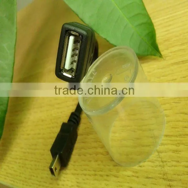 USB 2.0 otg cable with Mini usb speaker jack cable with