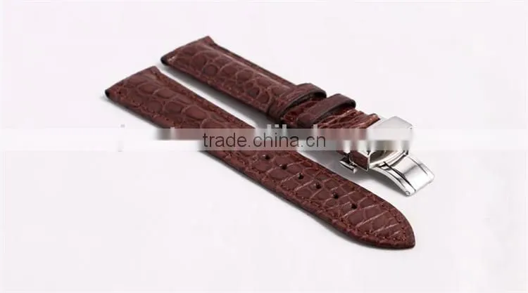 Luxury 100 % Alligator Handmade Leather Watch Strap for iWatch