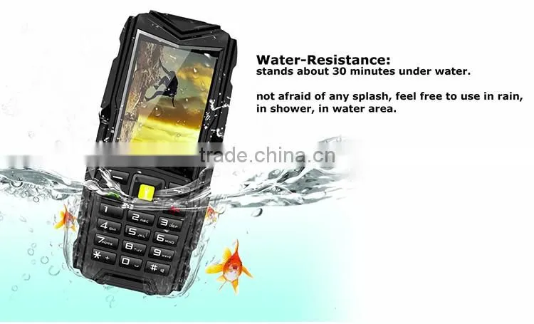 VKWORLD STONE V3 5200mAh Spreadtrum 6531CA 2.4 Inch Screen IP67 Waterproof Dustproof Dropproof Mobile Phone