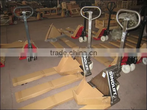 Sinolift 2015 New NPS Series Stainless Steel Customrized Hand Pallet Truck