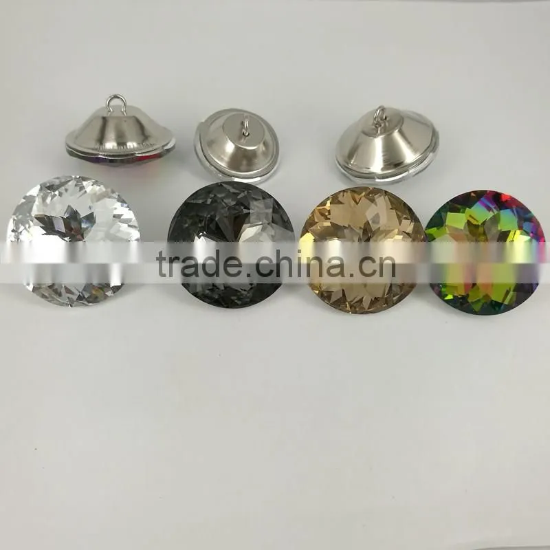 TOP SALE OEM quality round crystal button form China wholesale