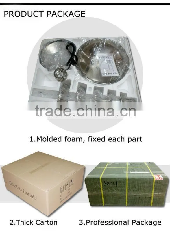 Household use Mini 4 layers china chocolate fountain with low prices and high quality