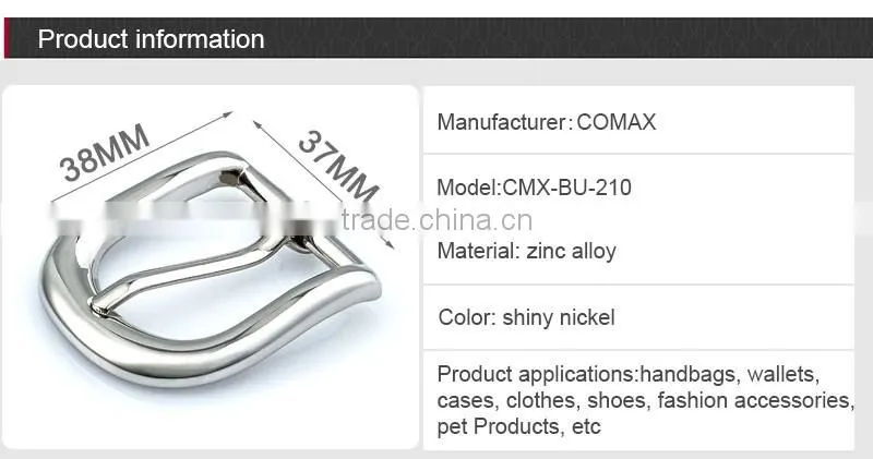 Buckle For Coat Belt Shiny Silver Trench Coat Buckles