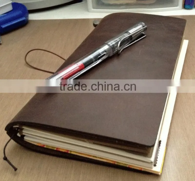 midori notebook leather loose-leaf travel notebook