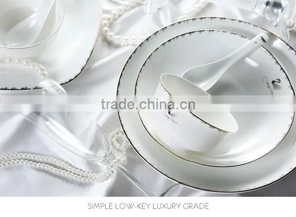 50pcs Bone china dinner set/dinnerware sets