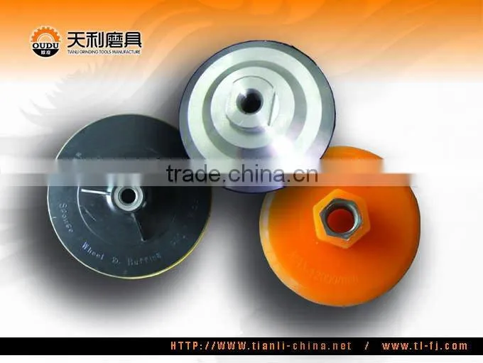 4"Velcro Backing Pads For Diamond Polishing Pad