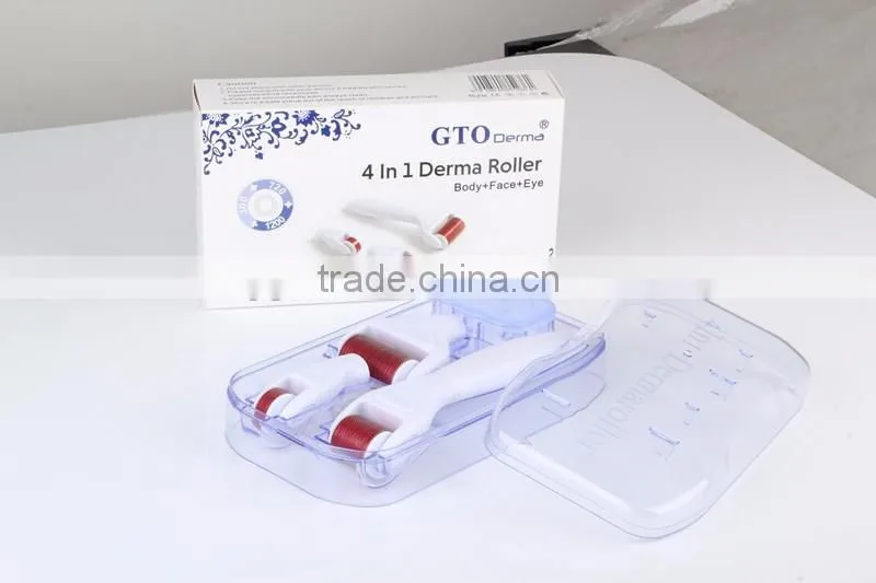 Mesotherapy 300/720/1200 needle 4 in 1derma roller with Medical CE