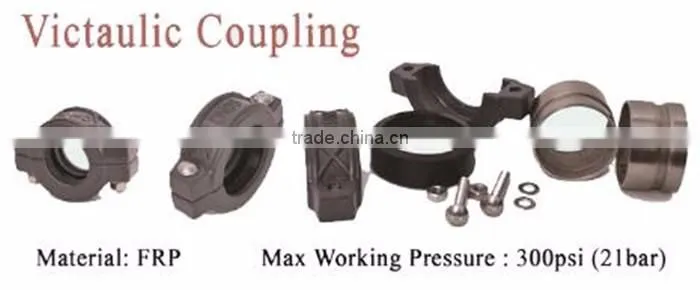 duoling FRP tractor coupling ss316 pipe