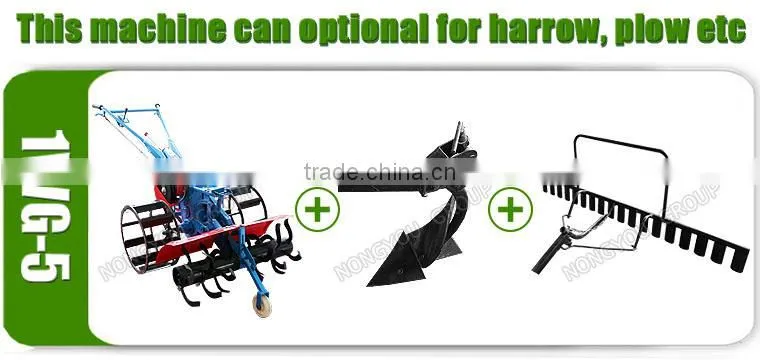 Factory Direct Sale Small Tiller Rotary Cultivators Factory Quality Hand Rotary Tiller 5.0KW Power 1WG-5