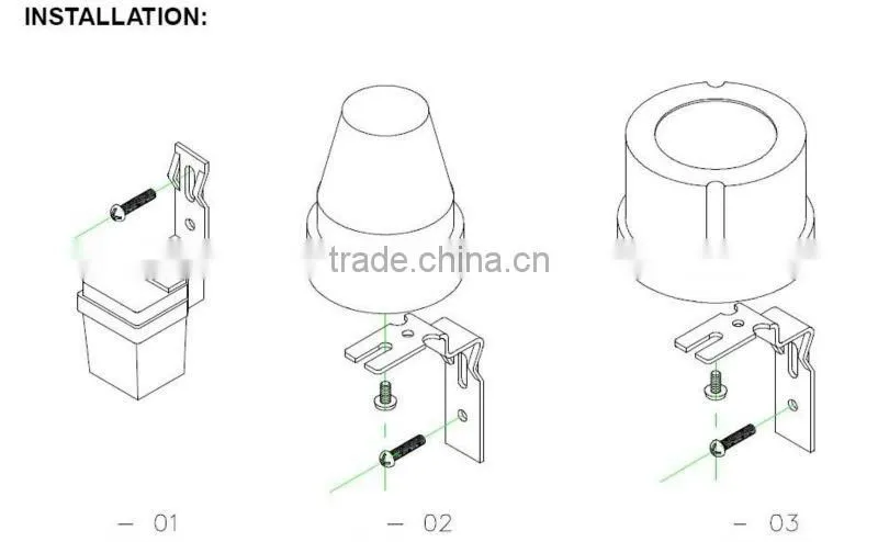 long distance wireless electronic light control sensor