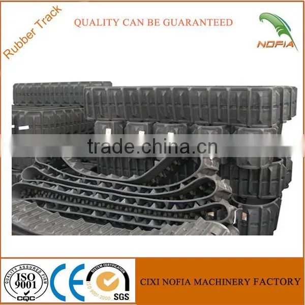 Best sell 280*72 excavator rubber tracks for machinery