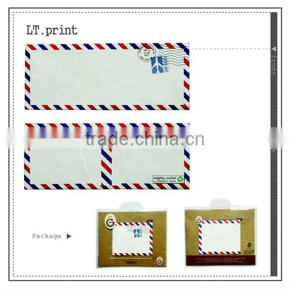1070D Tyvek Wallet creative purse waterproof Paper Wallet printed wallet