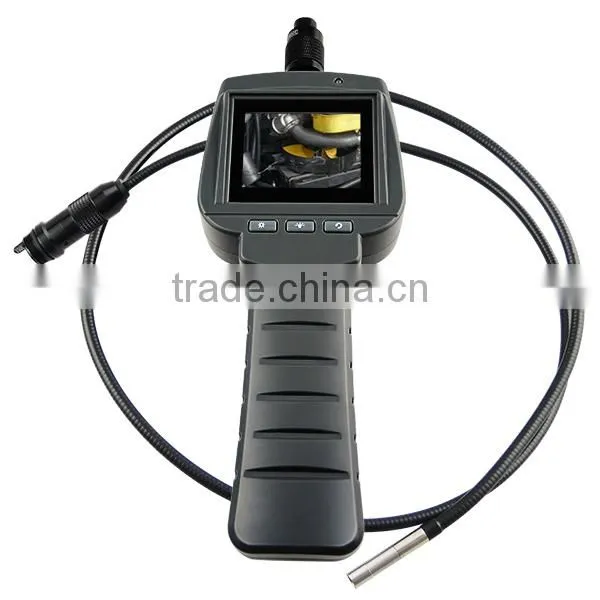 5.5mm Camera Industrial 2.4" HD Endoscope Snake Scope Waterproof 1M Cable Inspection Borescope 4 LED Engine Pipe Cam Tool