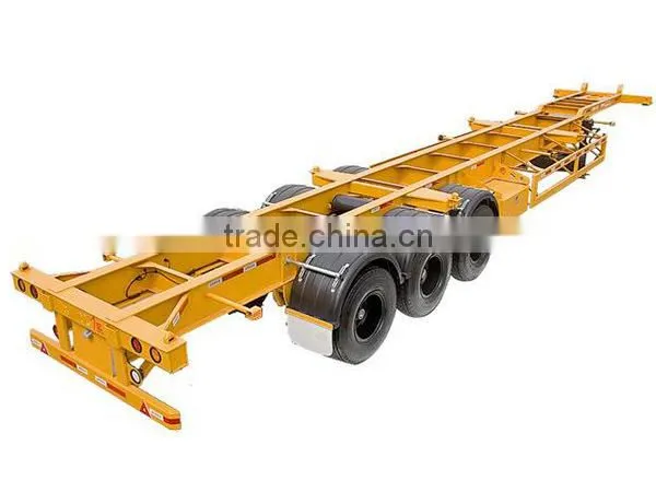 high quality cheap skeleton semi trailer