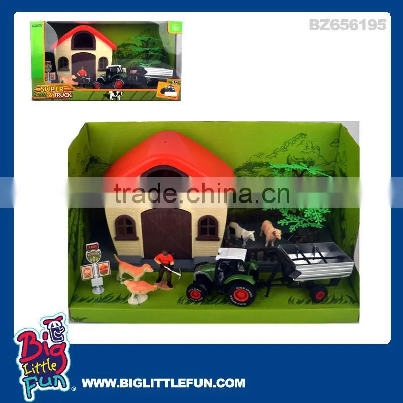 Sliding farm toys,farm tractor toys set