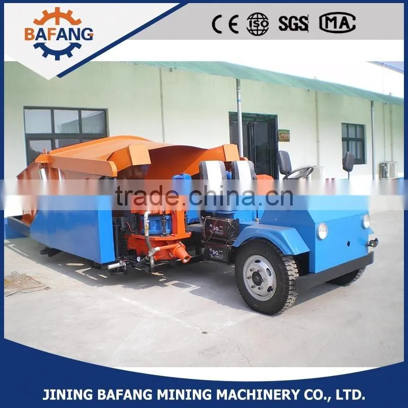 Two bucket Automatic Feeding concrete Spraying car
