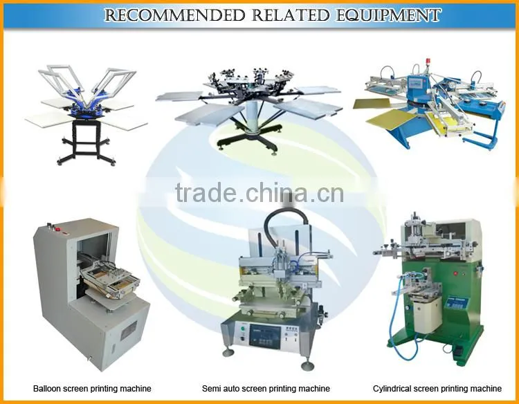 4 color 4 station t-shirt screen printing machine