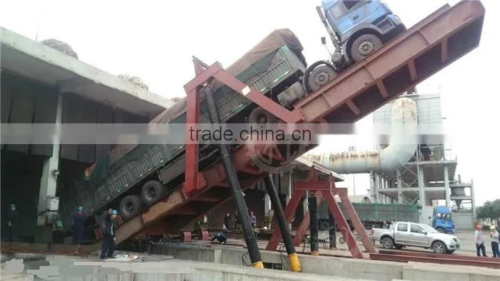 Hydraulic turnover plate