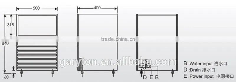 GRT - LB55S NEW Ice Maker , Cube Ice Maker