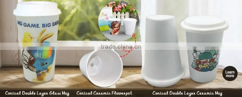 New Arrivals Sublimation Print Mini Indoor Ceramic Flower Pot