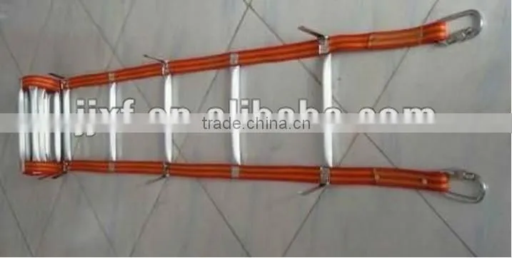 100% factory pruduce escape folding aluminum rope ladder