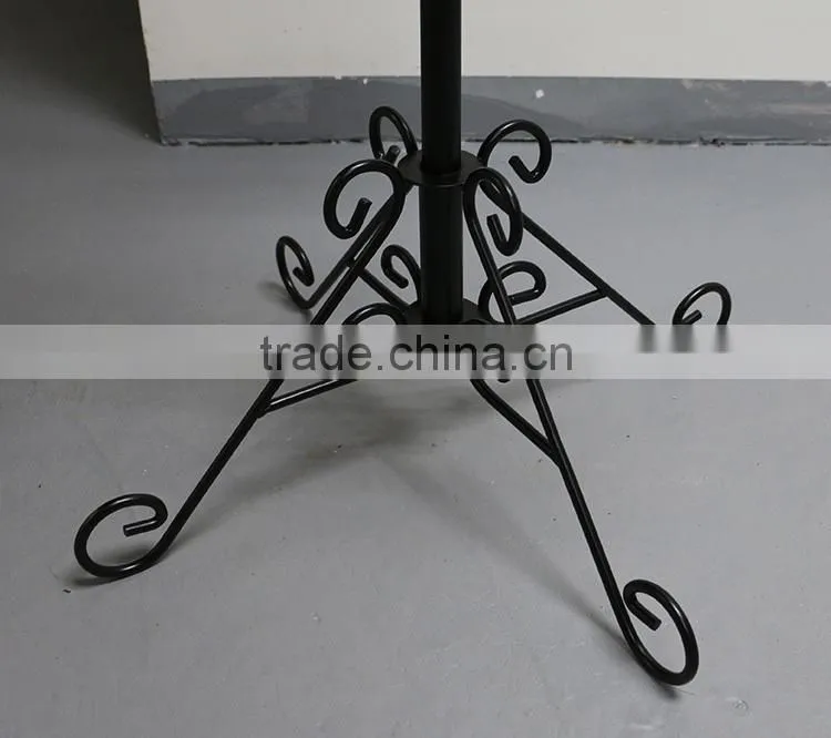 Floor standing multi-level removable hat display stand