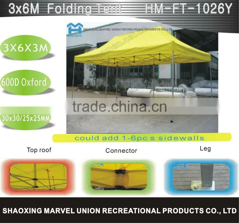3x6m Pop Up Folding Tent