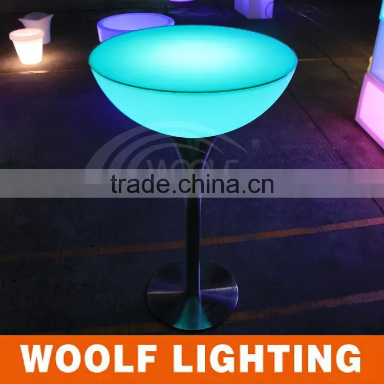 Tropical Multi Dimension Brightsome Rechargeable LED Floating Bar Coffee Table Dinner Table