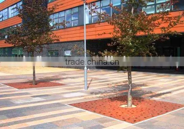 FO-9T02 Hot-selling Corten Steel Tree Perforated Strainer Tree Pool Cover
