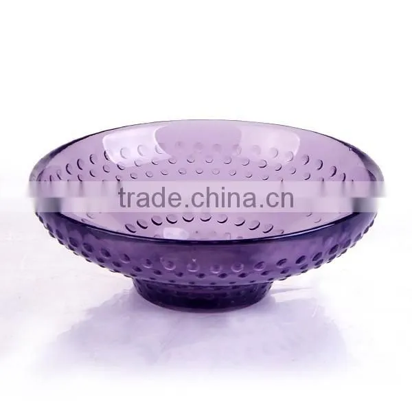 colorful glass bowl tableware
