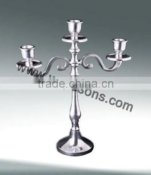 Candle holders nickel plated candelabras sale