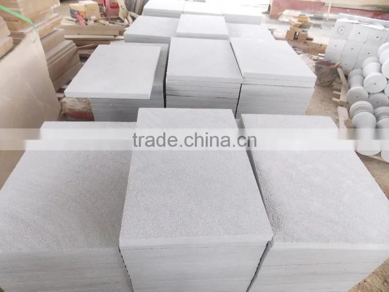 White Sandstone Tiles Light Grey Sandstone Slab For Sale