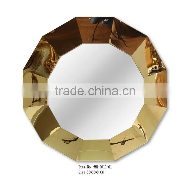 Fashion Stainless steel decorative mirror MH-2014-08