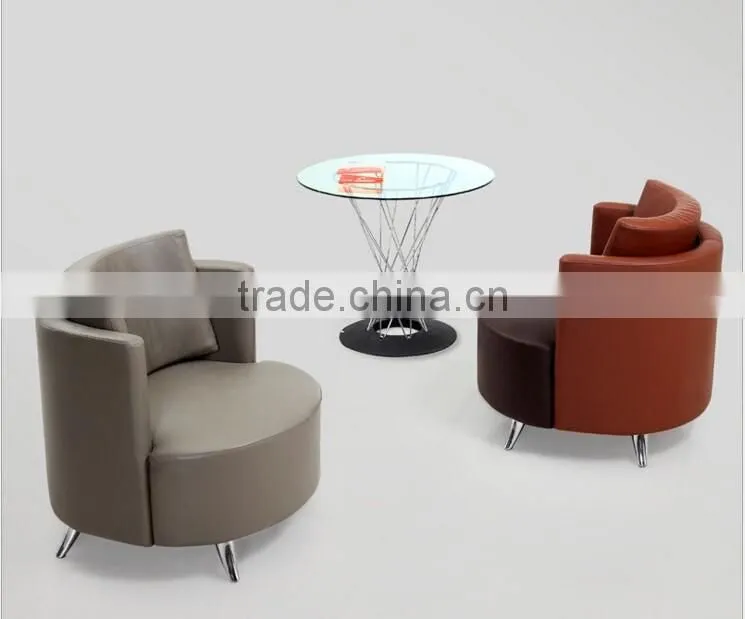 simple modern round shape leisure tub cafe chair restaurant hotel bedroom high seat leisure swivel arm sofa chair