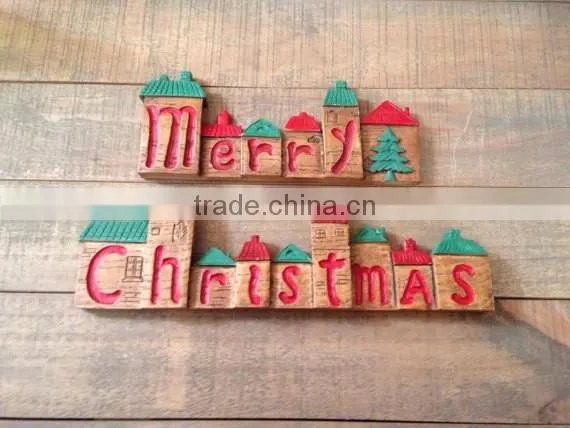 Merry Christmas Sign, Vintage Christmas Decor, Christmas Houses