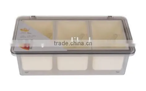 plastic seasoning box spice box cruet box with lid