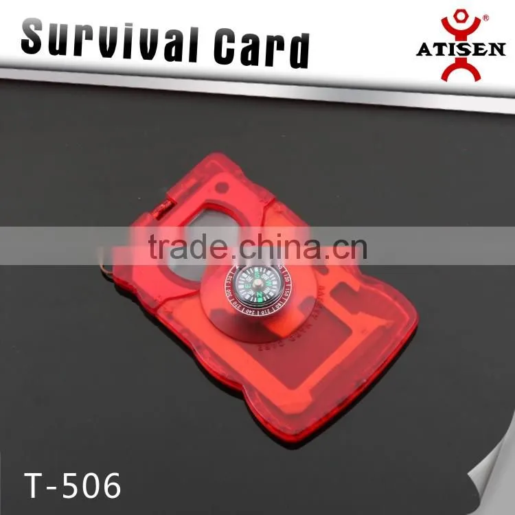 Hot sale Precision Survival Card with Compass/T-506