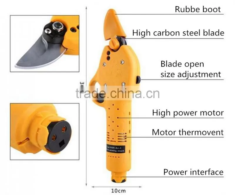 High quality portable battery pruning shears