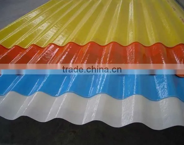 Fiberglass pultruded roof