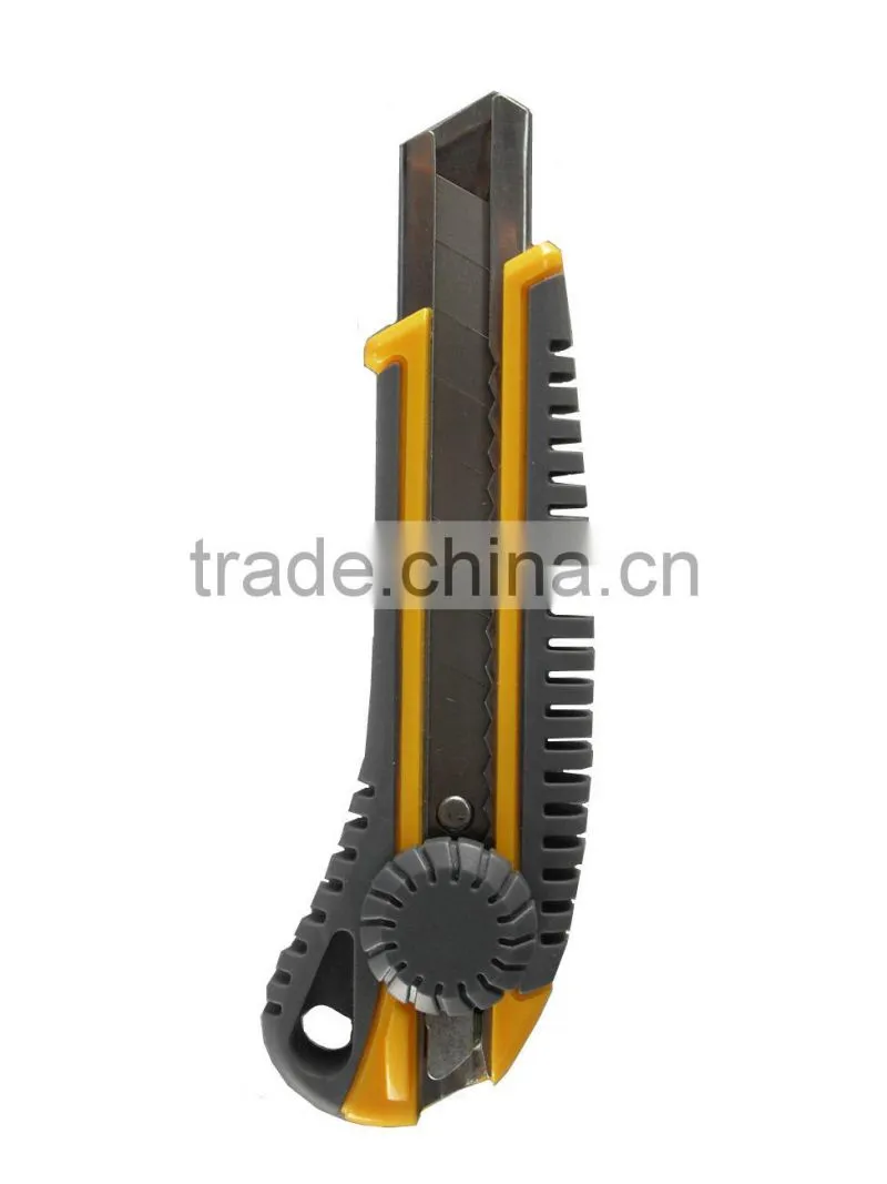 Direct Manufacturer of Utility Knife Paper cutting knife with TPR rubber grip