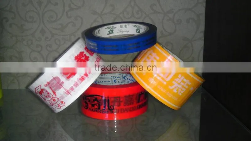 Color Gift Tape With Print Logo