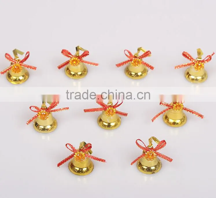 Factory price wholesale small christmas bell plastic christmas bell