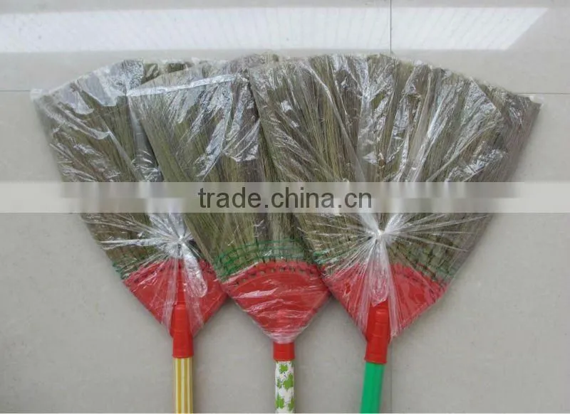 High quality raw material india sweeping grass brooms