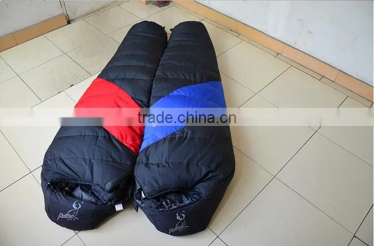 Pongee Fabric Camping Sleeping Bag Mummy Sleeping Bag