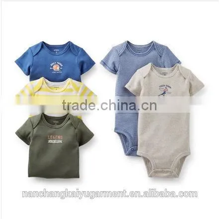 high quality custom printed baby rompers