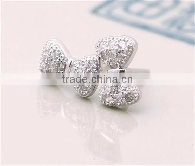 925 Sterling Silver Rabbit shaped Stud Earrings