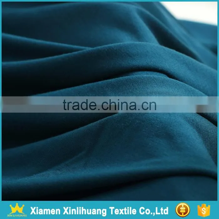 Hot Sale 30S Knitted Striped 95% Rayon 5% Spandex Jersey Fabric for T Shirt