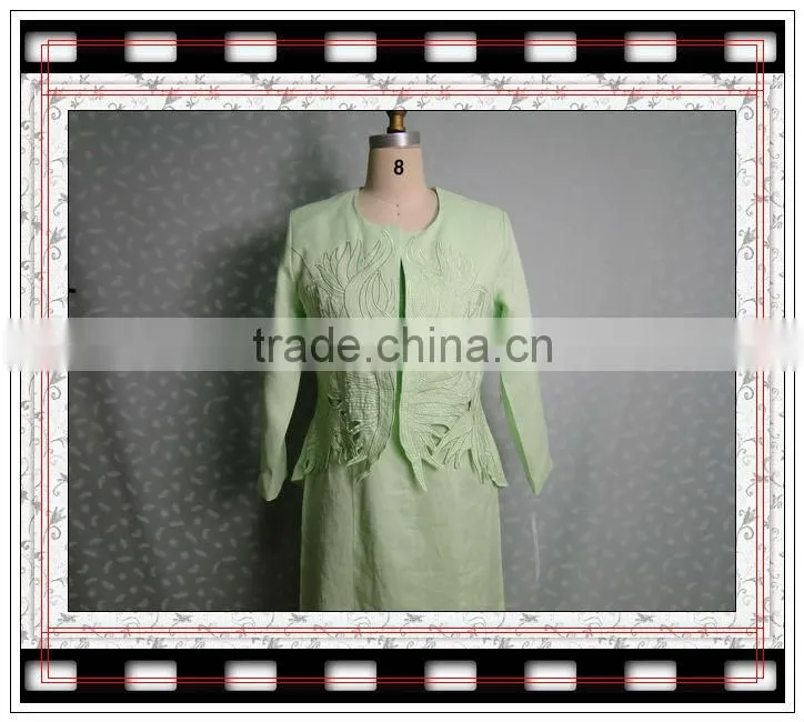 2015 wholesale church suits with embroidery for women
