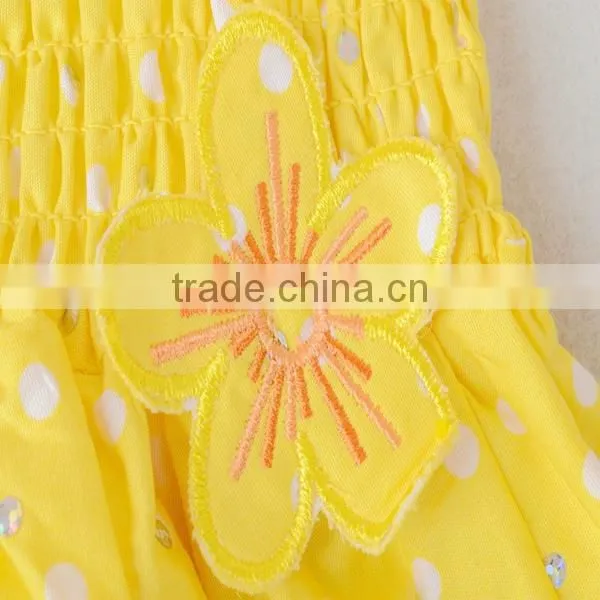 R&H 2014 casual high quality hot selling little baby dress designs